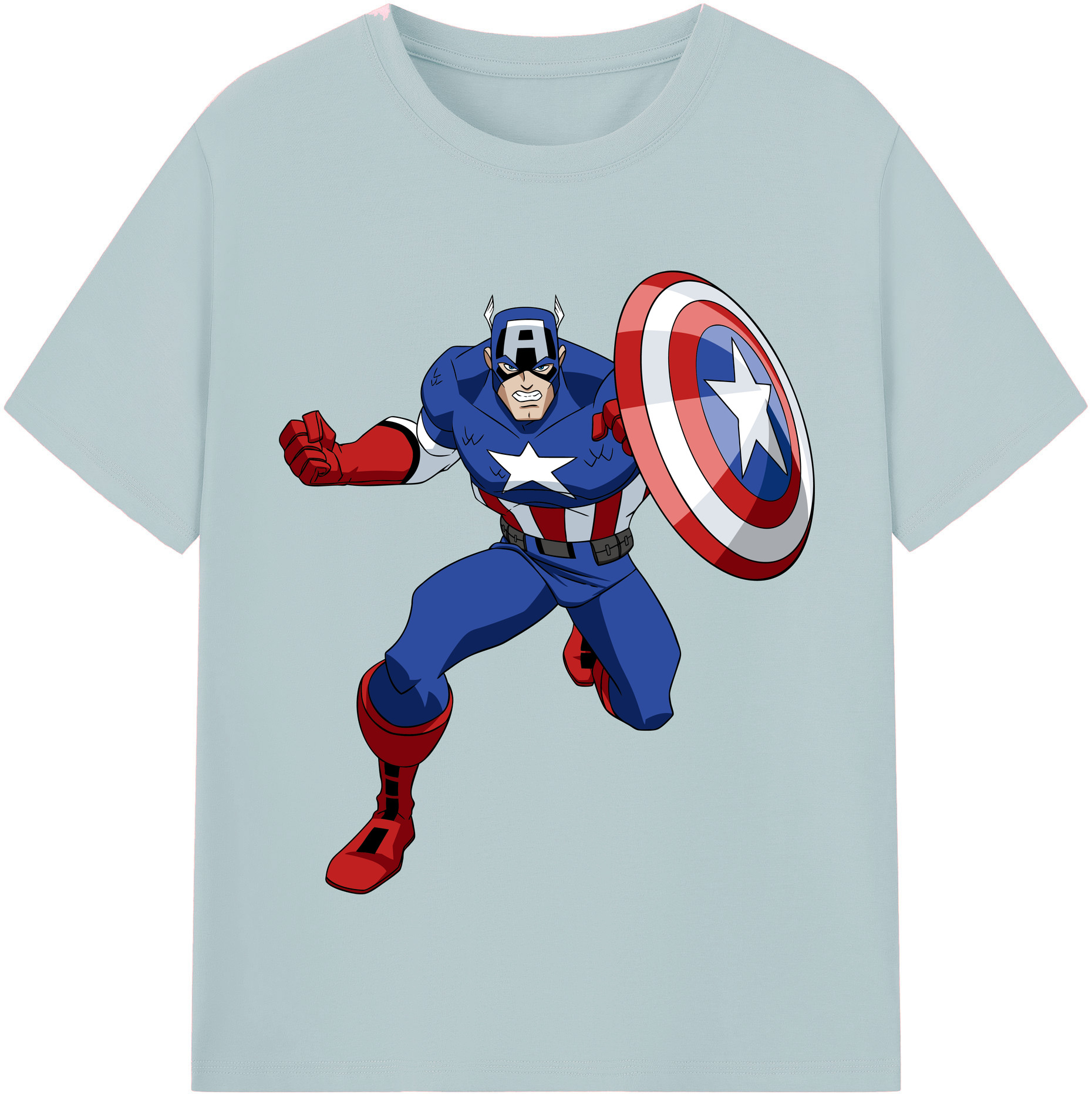 （画像用） アベンジャーズ The Avengers 綿100％半袖Tシャツ（フロントプリント）